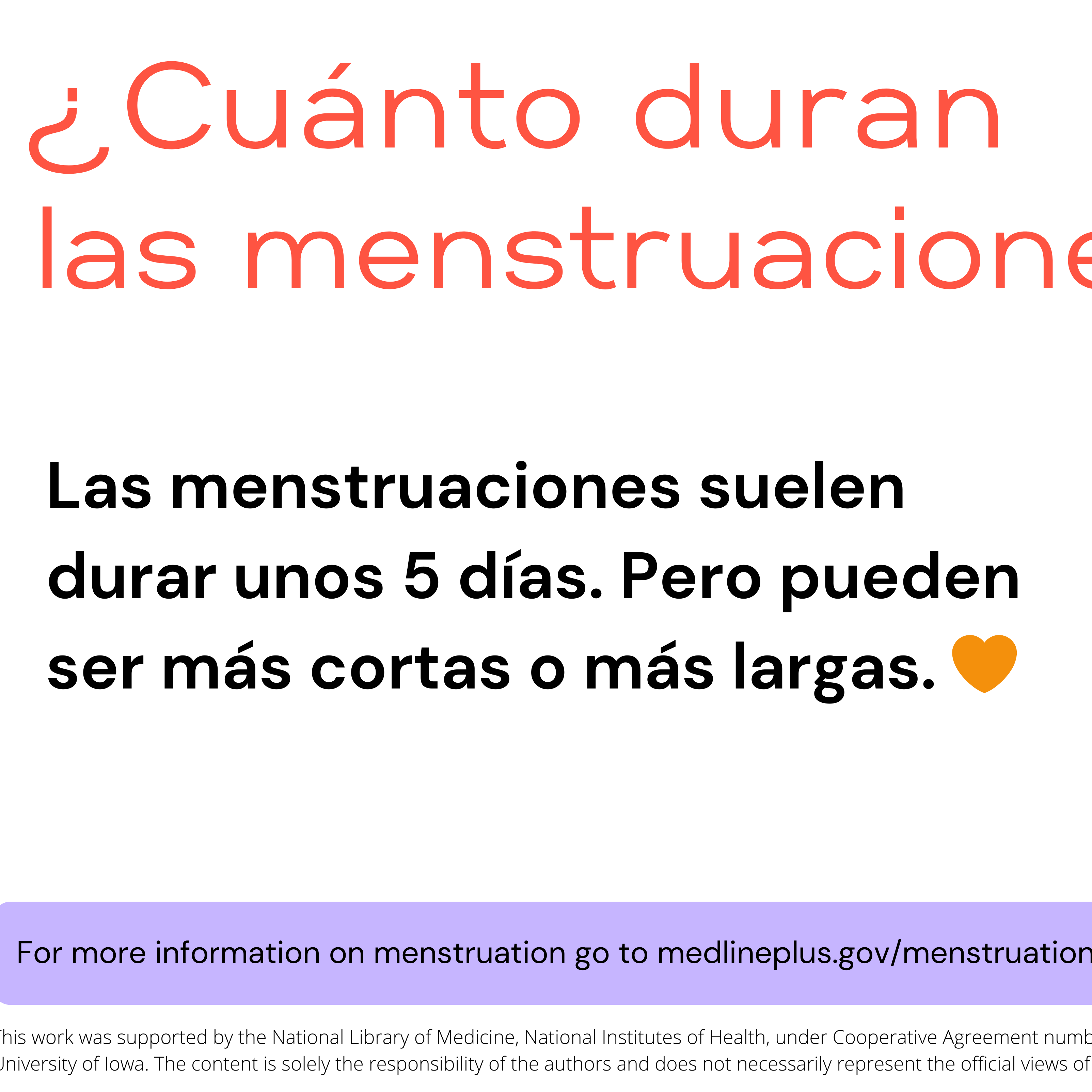 How Long Do Periods Last - Spanish