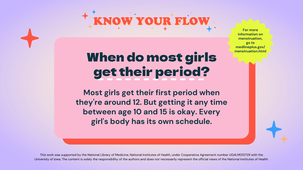 When Do Most Girls Get Their Period?